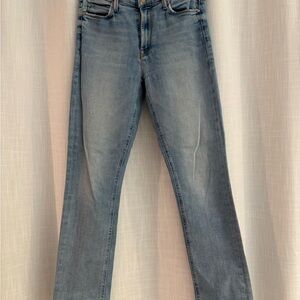 MOTHER Light Blue Straight Leg Jeans